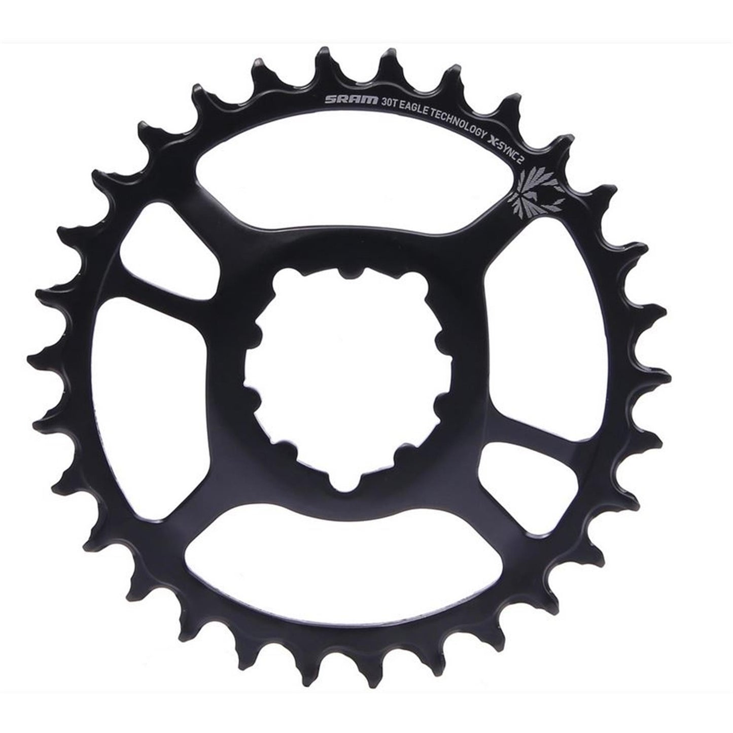SRAM Chain Ring X-Sync 2 Steel Direct Mount 6mm Offset Eagle Black 34T
