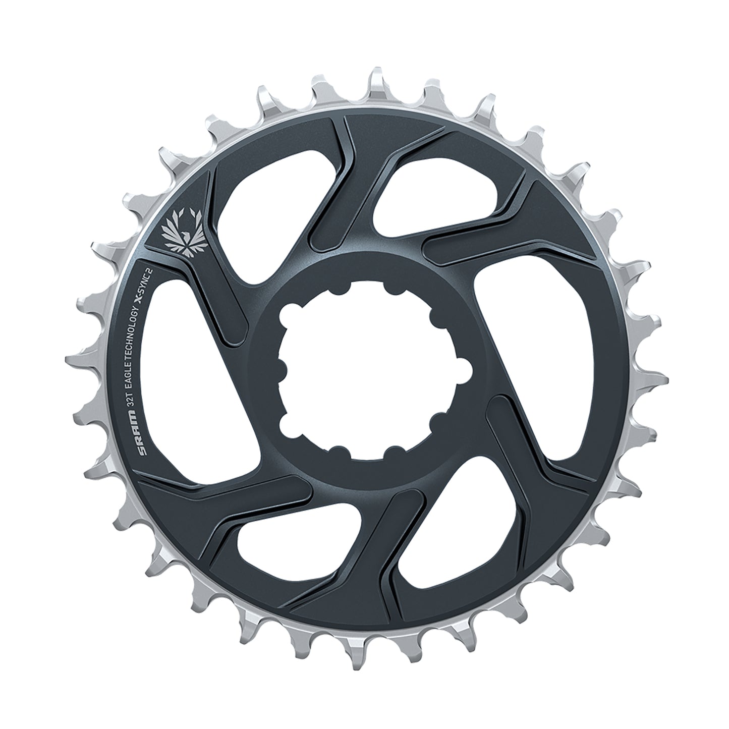 SRAM Chain Ring X-Sync 2 Direct Mount 6mm Offset Eagle Lunar/Polar Grey 34T