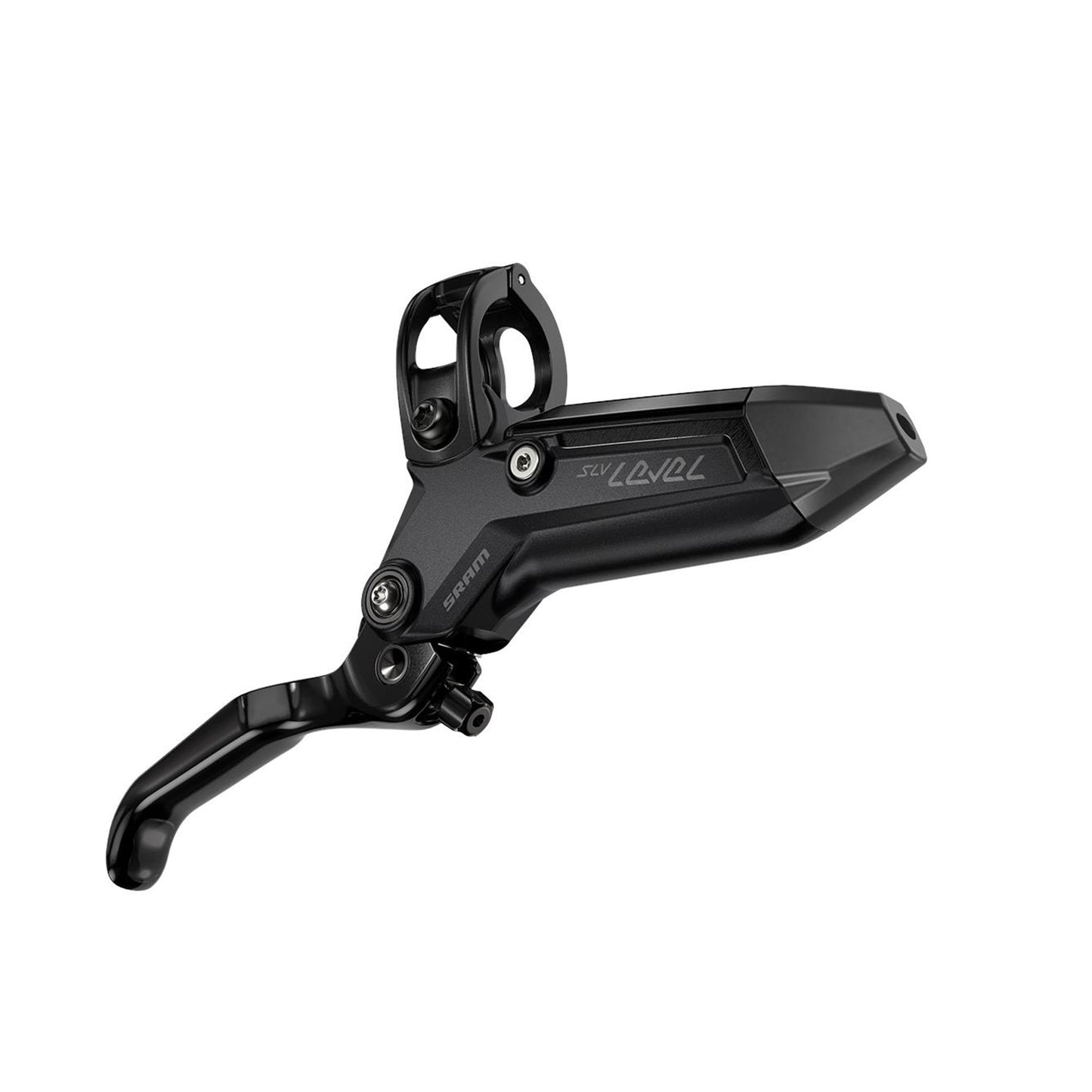SRAM Disc Brake Level Silver Stealth 4 Piston Aluminum Lever, Stainless Hardware, Reach Adj, Front Hose (Includes Mmx Clamp, Rotor/Bracket Sold Separately) C1 Black Ano 950Mm