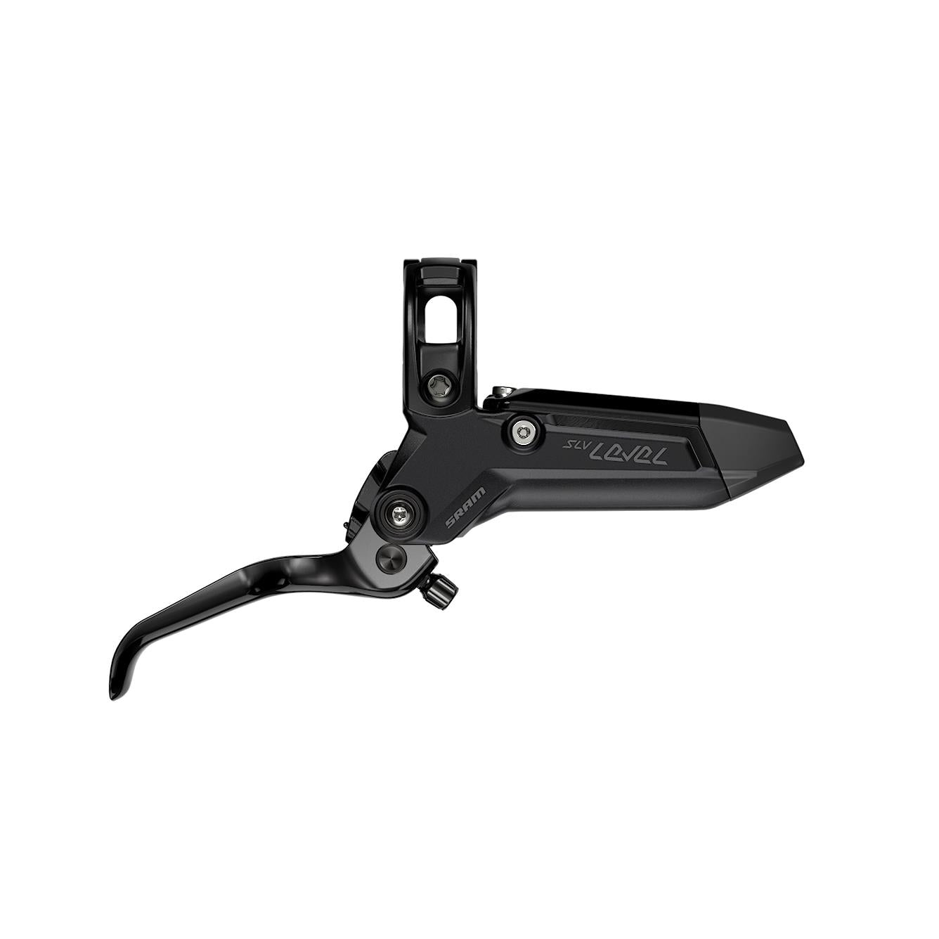 SRAM Disc Brake Level Silver Stealth 2 Piston Aluminum Lever, Stainless Hardware, Reach Adj, Front Hose (Includes Mmx Clamp, Rotor/Bracket Sold Separately) C1 Black Ano 950Mm