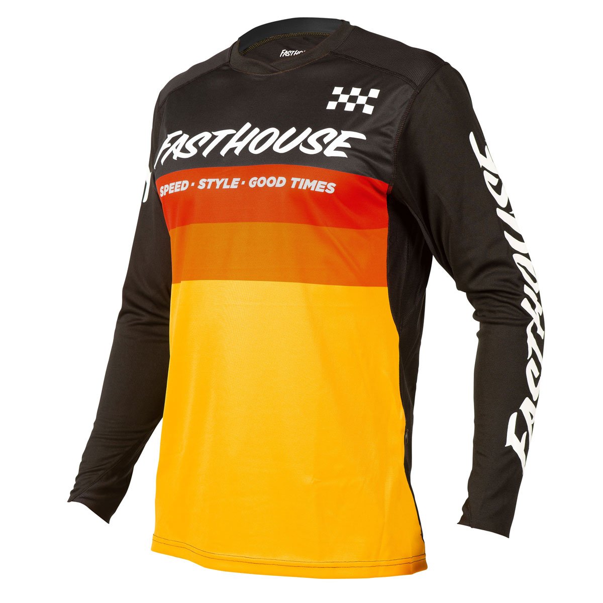 Fasthouse Alloy Kilo Jersey Ls 2021 Black/Yellow 3XL