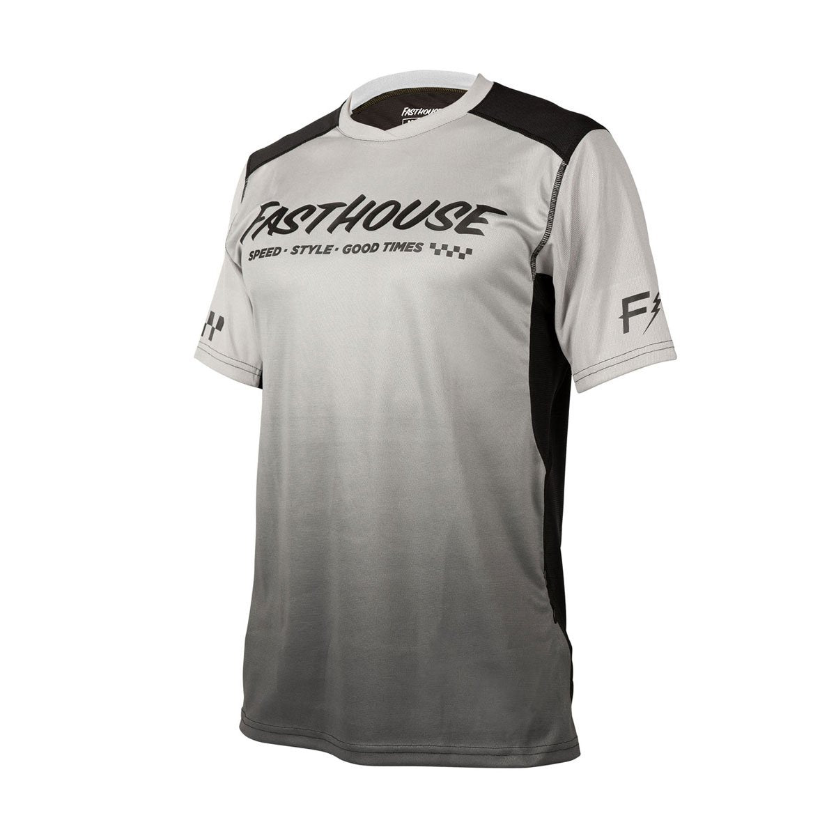 Fasthouse Alloy Slade Youth Jersey Ss 2021 Grey/Black Ys