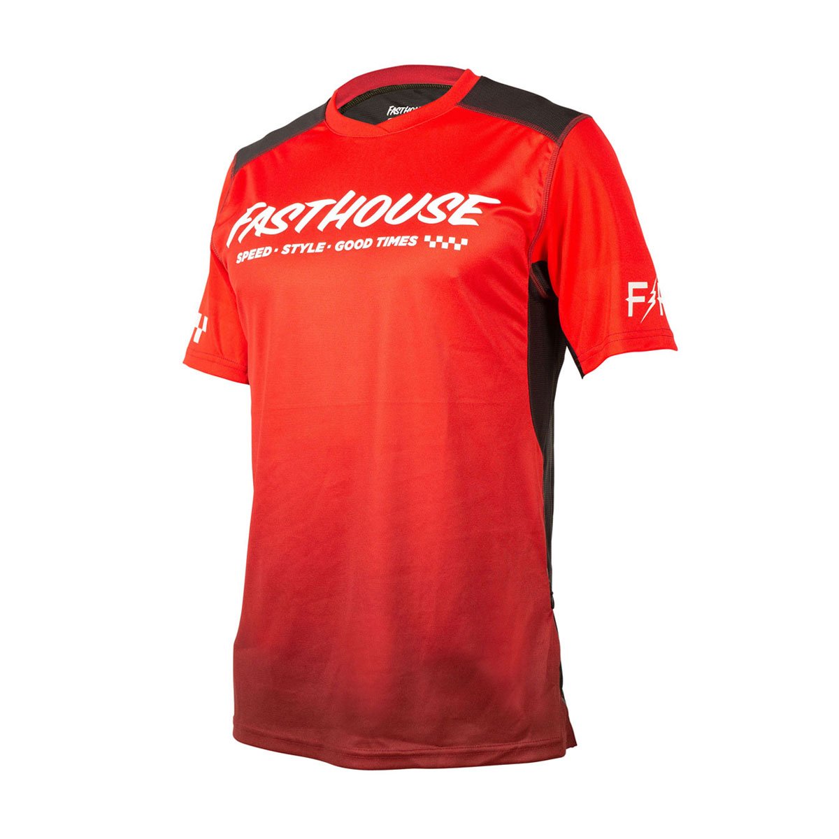 Fasthouse Alloy Slade Youth Jersey Ss 2021 Red/Black Ym