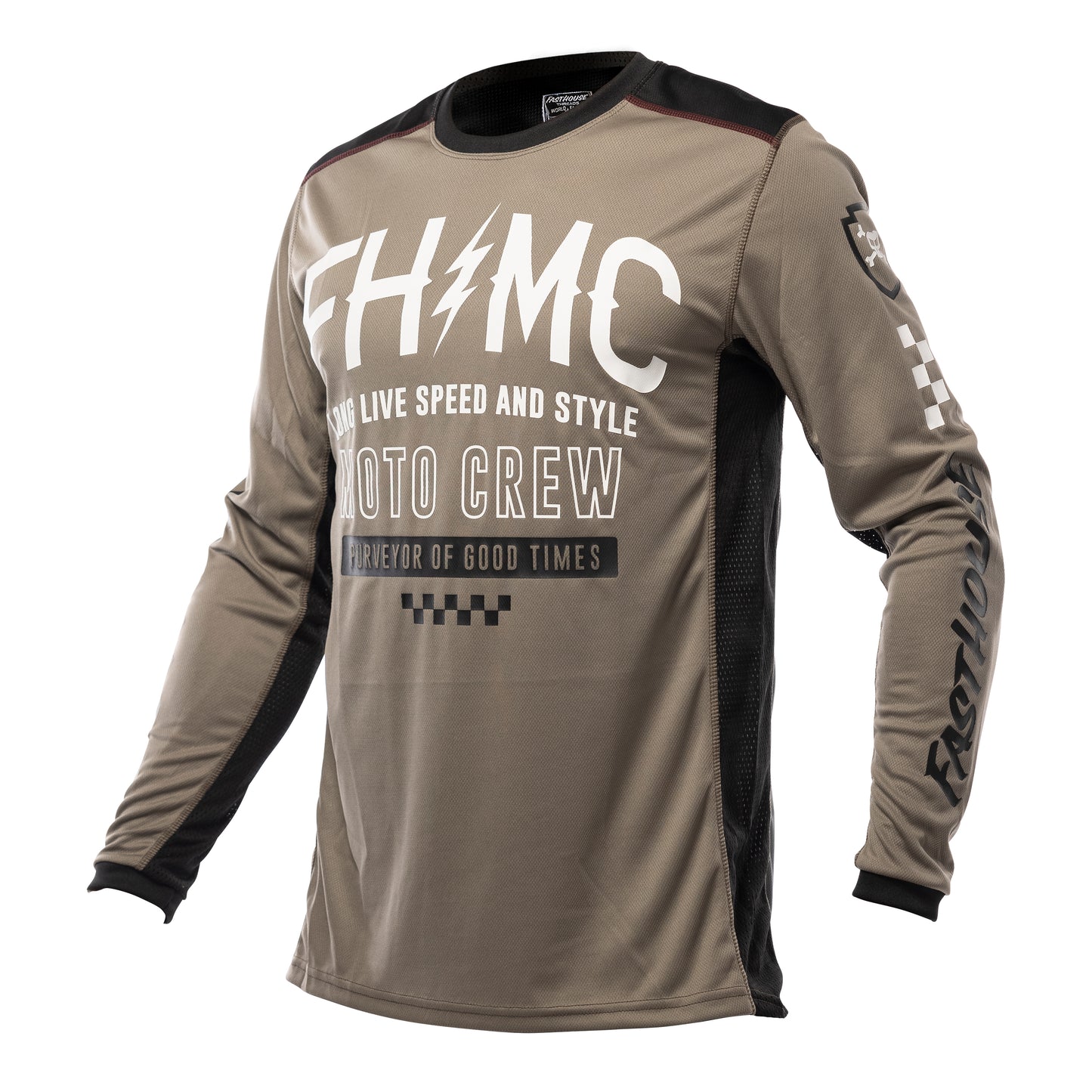 Fasthouse Grindhouse Cypher Long Sleeve Jersey 2021 Moss/Grey L