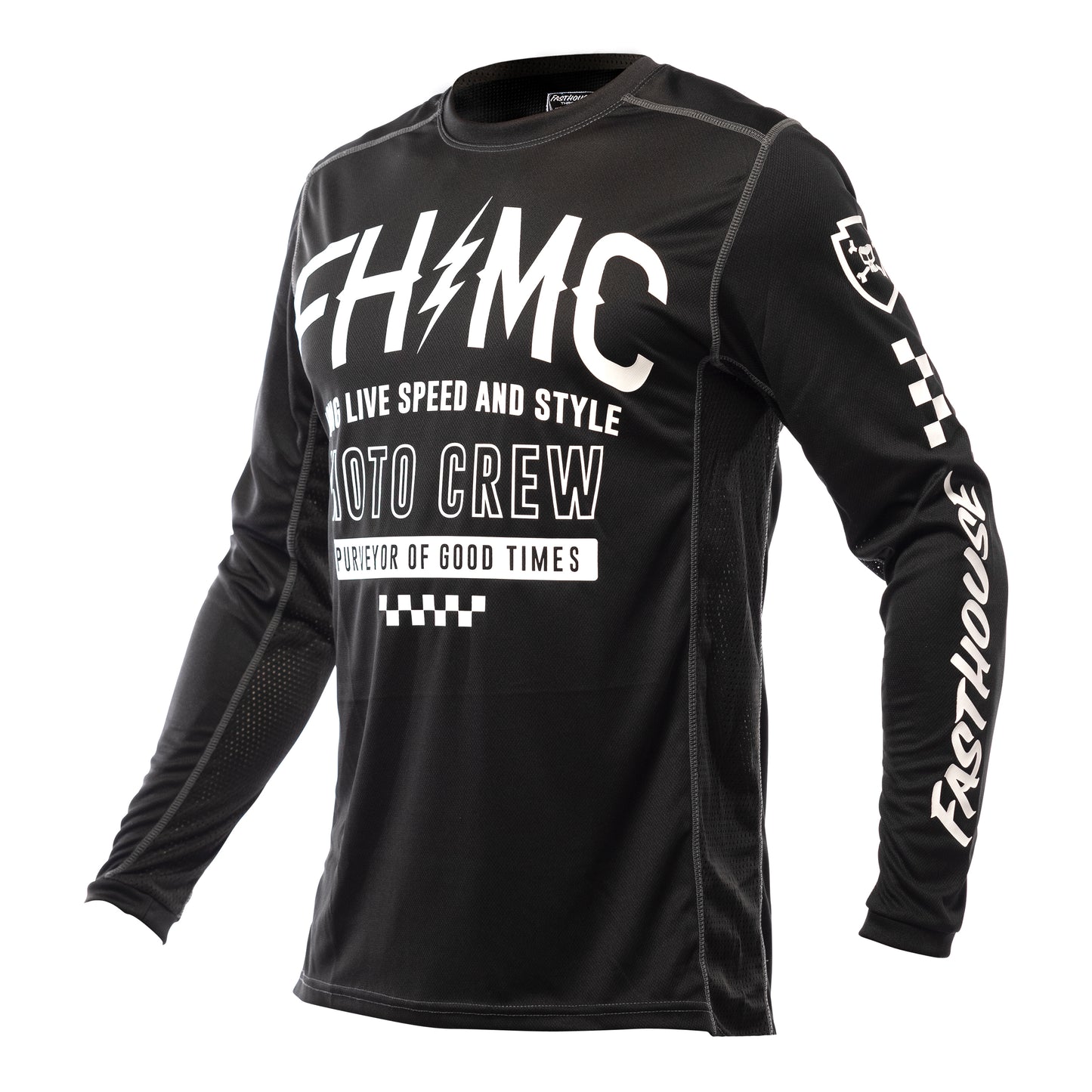 Fasthouse Grindhouse Cypher Long Sleeve Jersey 2021 Black L