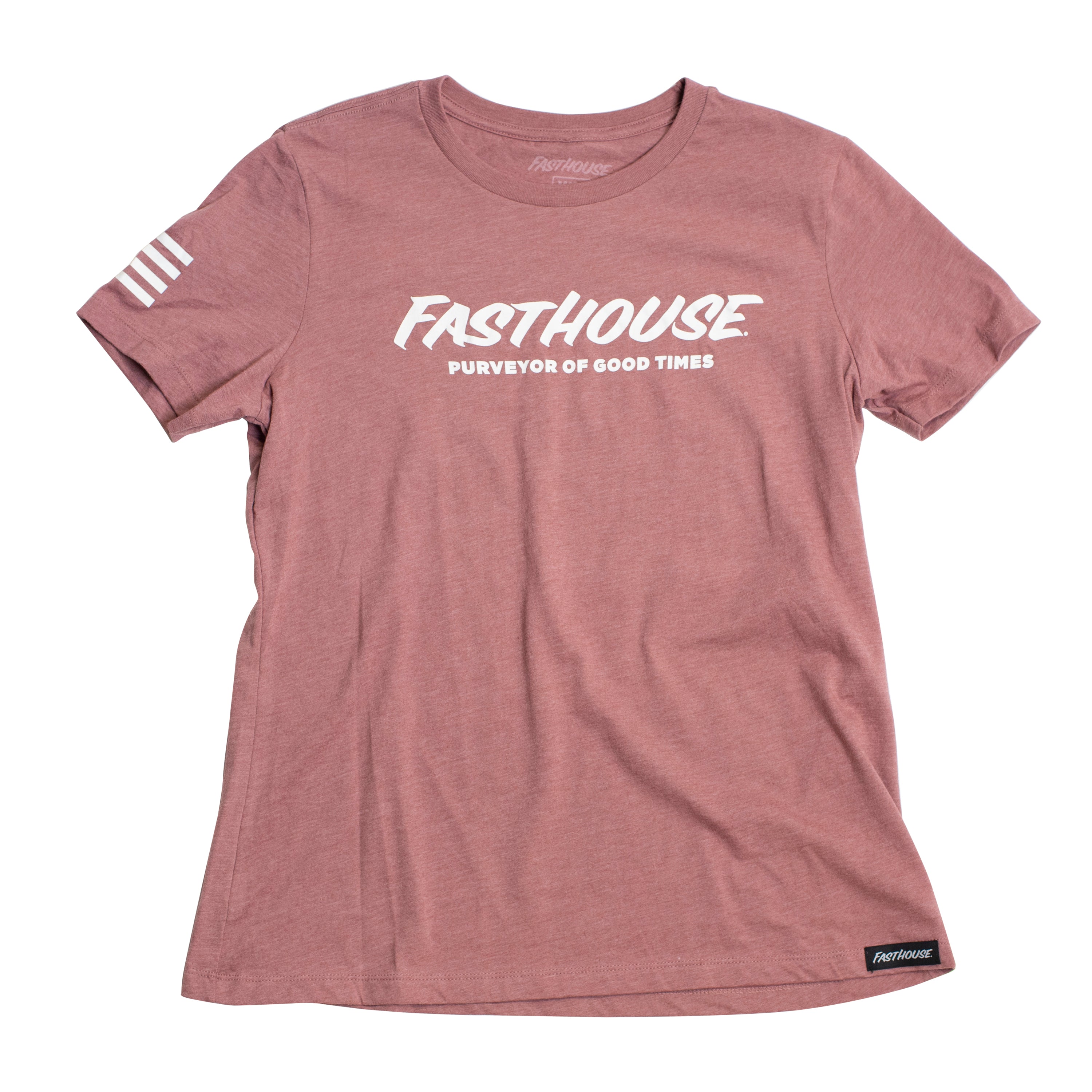Fasthouse Women's Logo Tee Heather Mauve W2XL