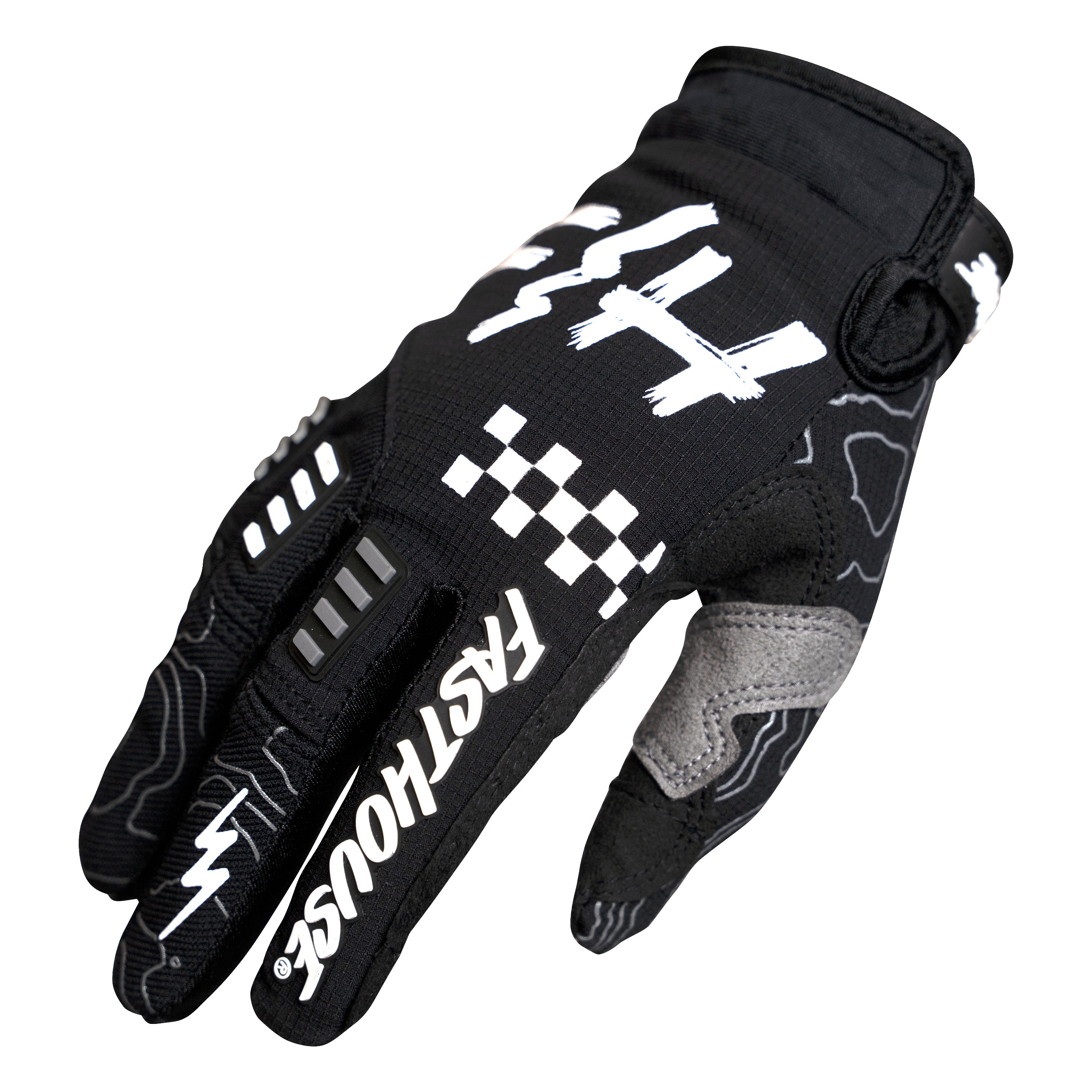 Fasthouse Off-Road Gloves 2021 Black/White XL