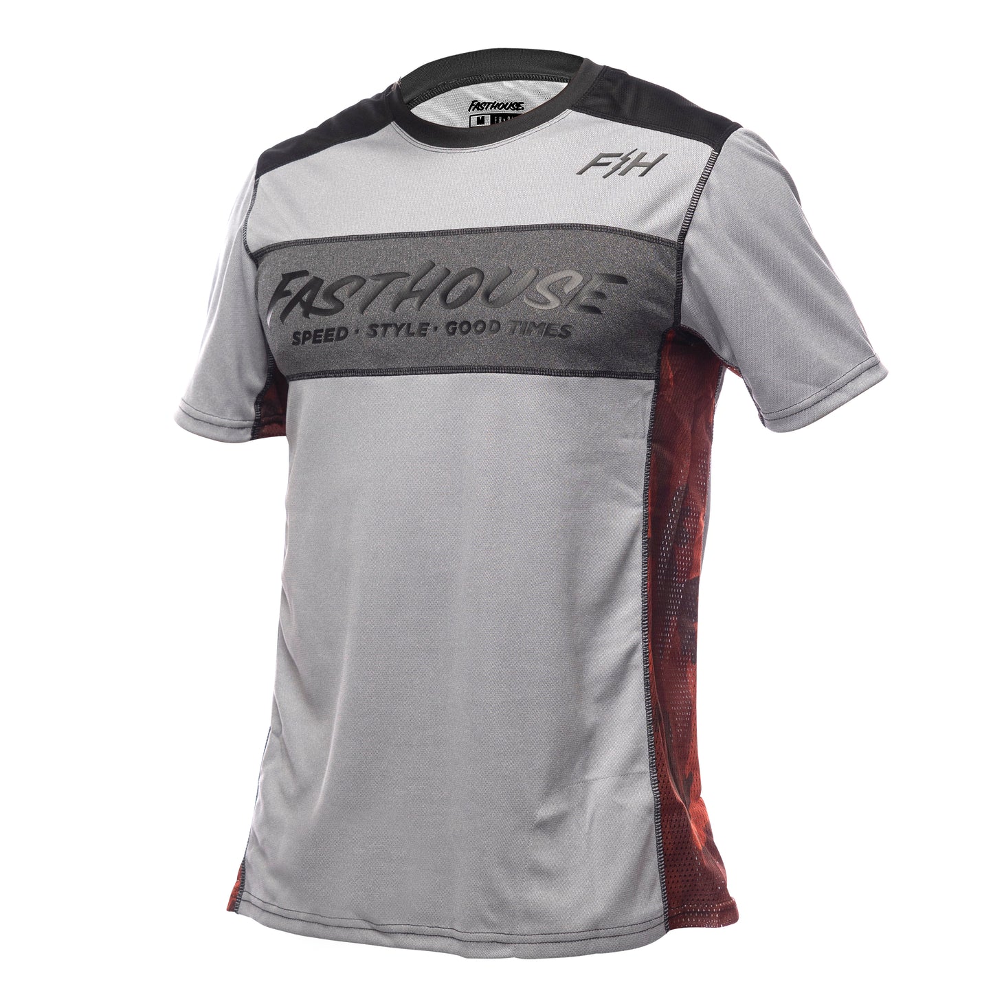 Fasthouse Classic Acadia Short Sleeve Jersey 2022 Heather Grey XL