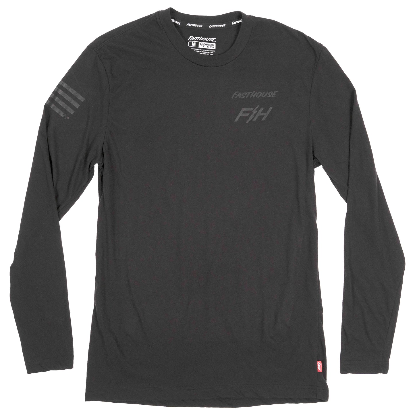 Fasthouse Blend Long Sleeve Tech Tee 2022 Black S