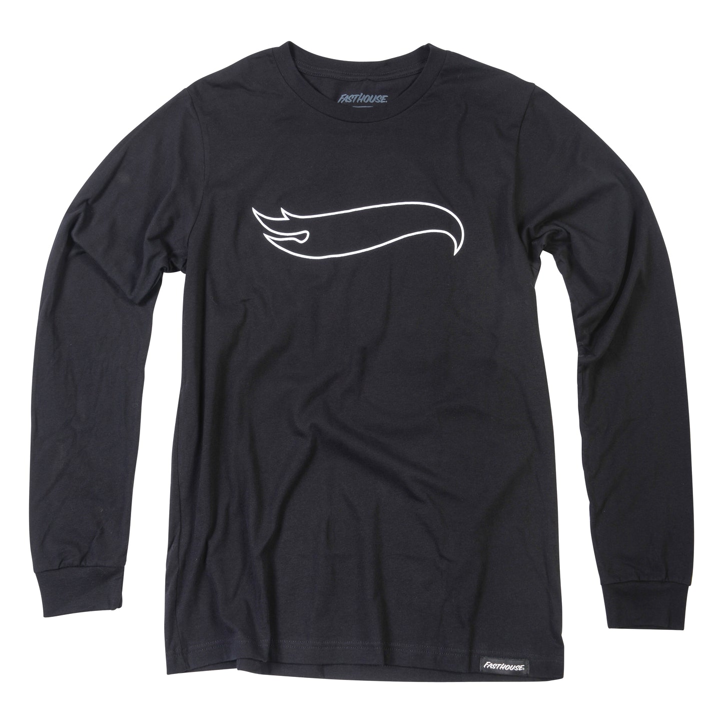 Fasthouse Stacked Hot Wheels Long Sleeve Tee 2022 Black S