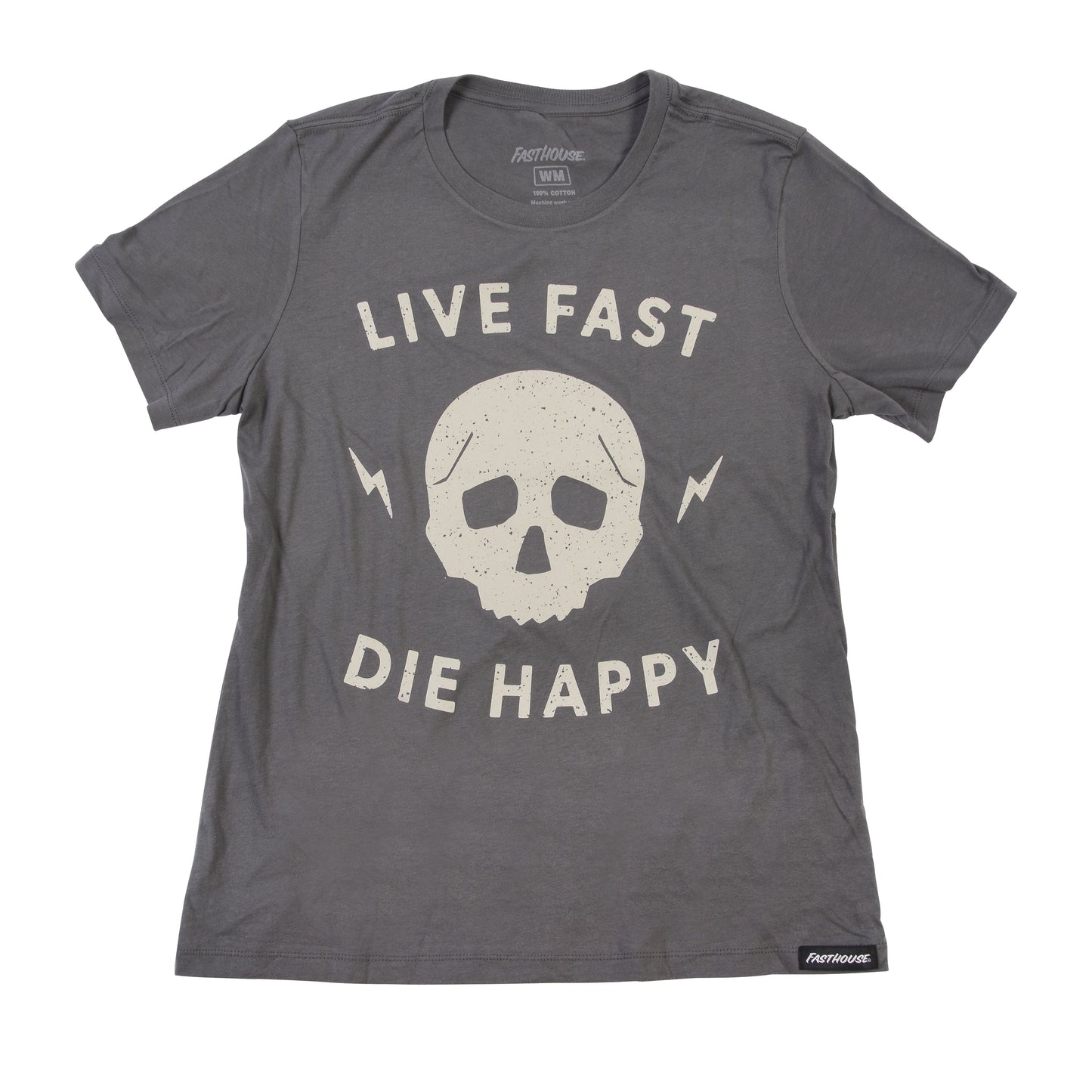 Fasthouse Women's Stormy Tee 2022 Asphalt WXL