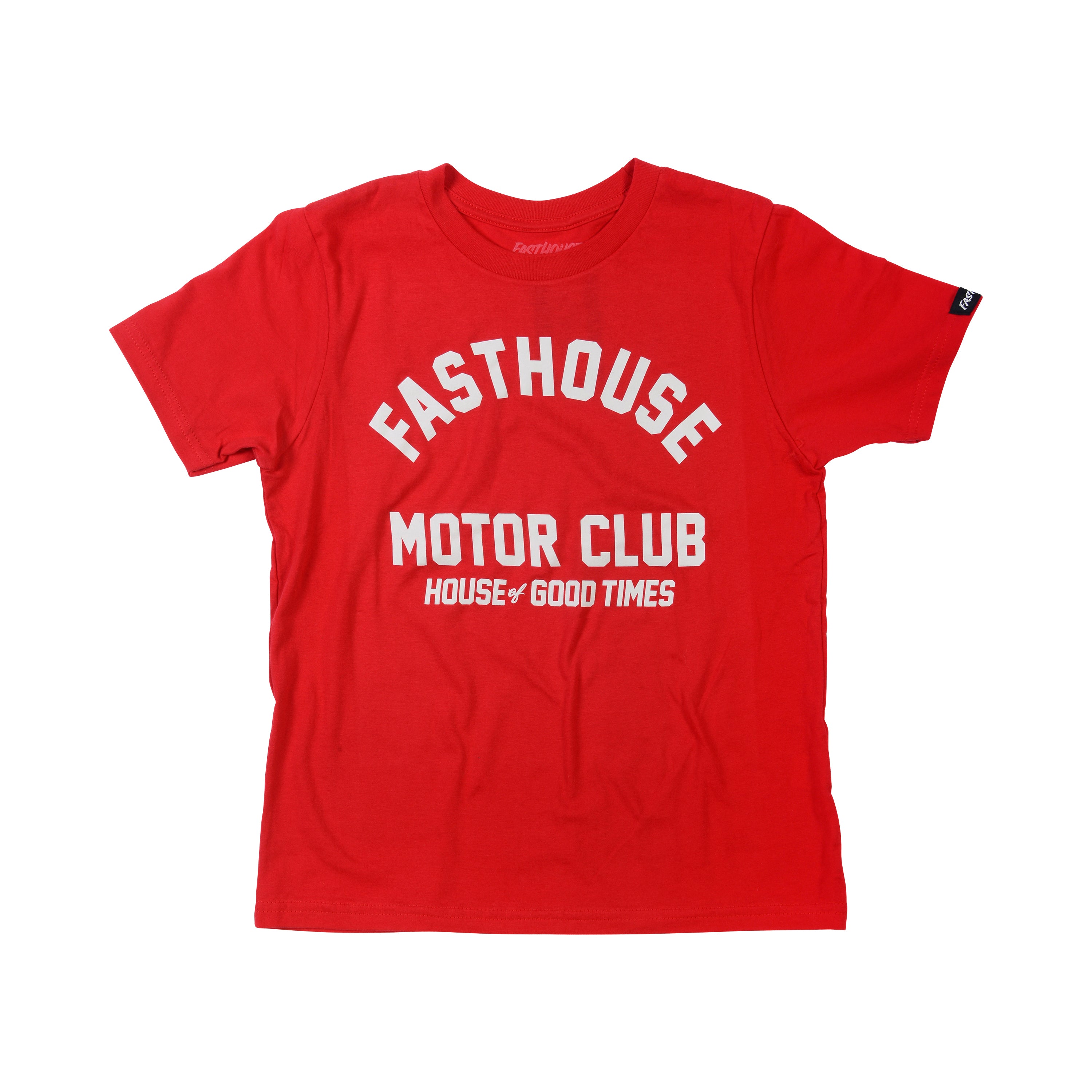 Fasthouse Youth Brigade Tee 2022 Red Yl