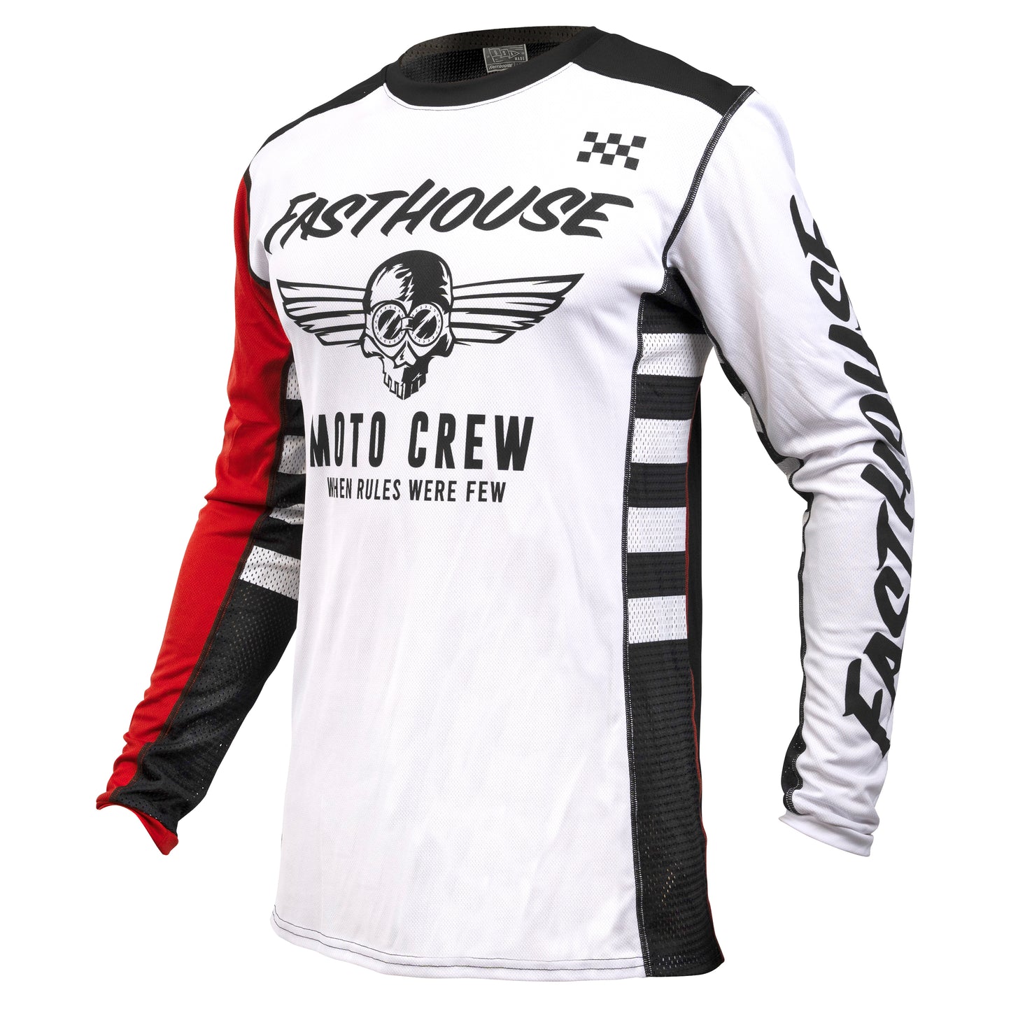 Fasthouse Usa Grindhouse Factor Long Sleeve Jersey 2022 White/Black 2XL