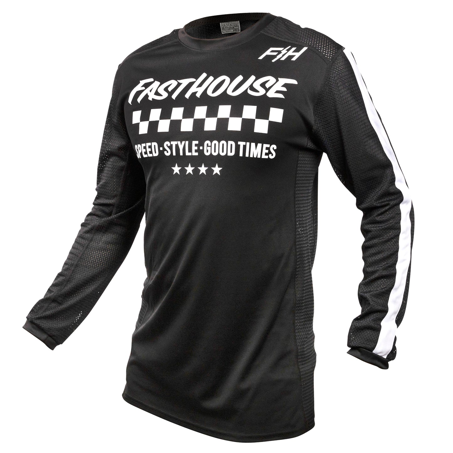 Fasthouse Usa Originals Air Cooled Long Sleeve Jersey 2022 Black M