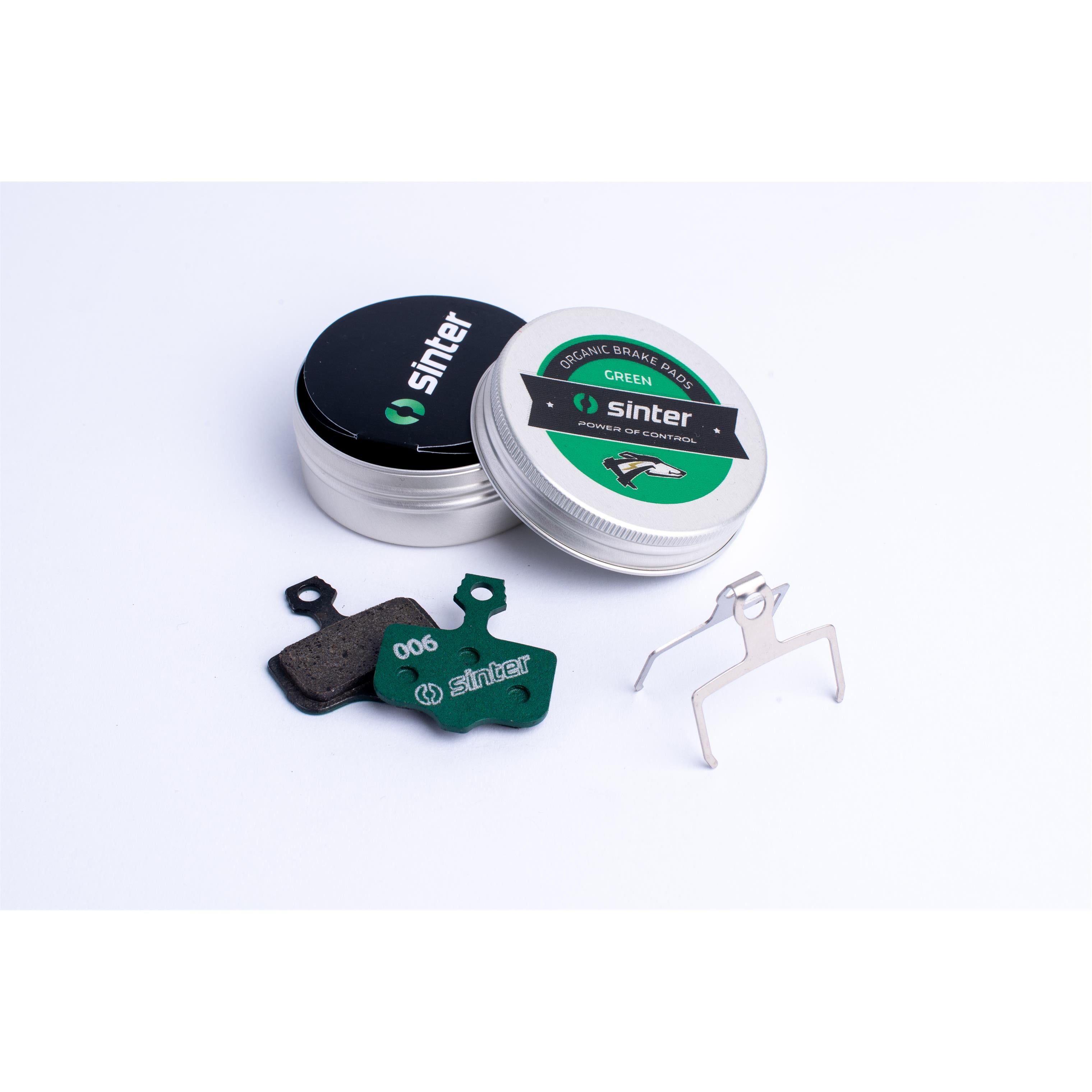 Sinter Brake Pads 06 Avid & SRAM (Elixir, Db, Level) Green