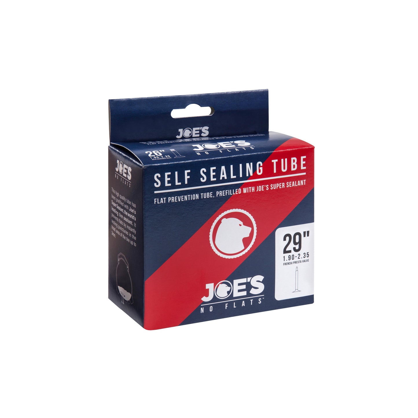 Joe's No Flats MTB Self Sealing Tube (28 X 1-5/8 1-3/8 Presta Valve) 28 X 1-5/8-1-3/8"