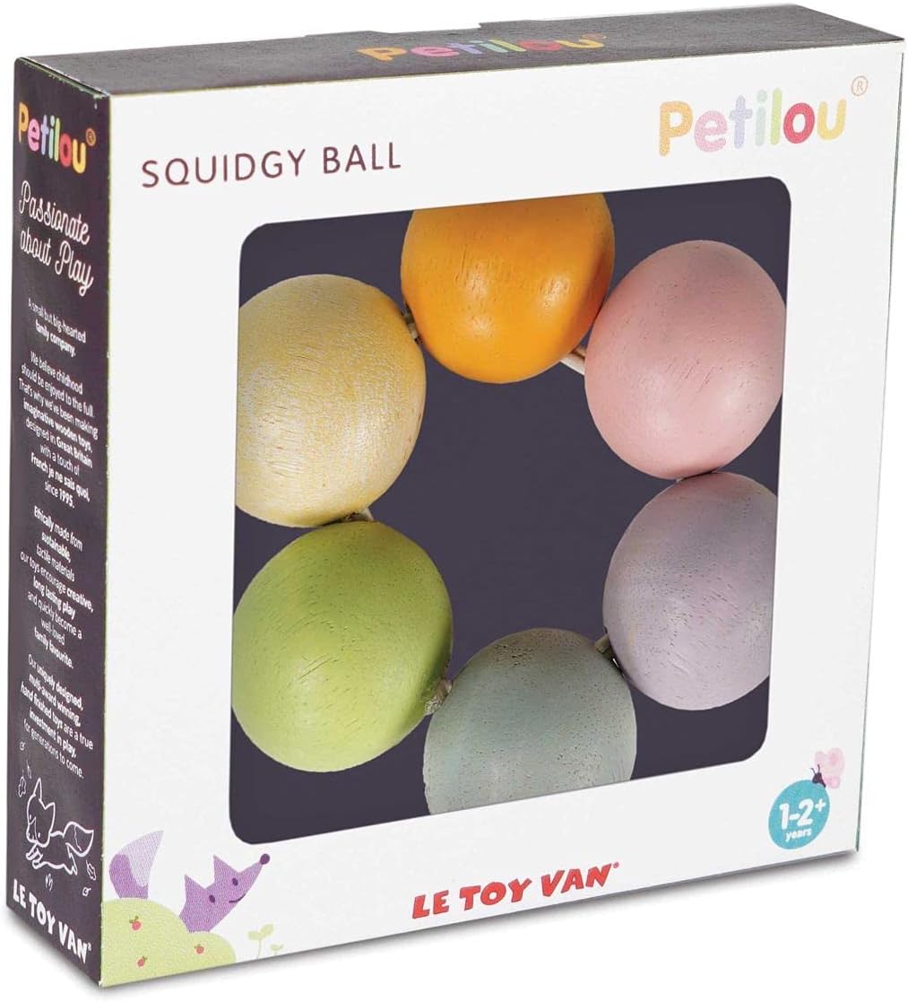 Le Toy Van PL123 Greifling mit Perlen, Mehrfarbig