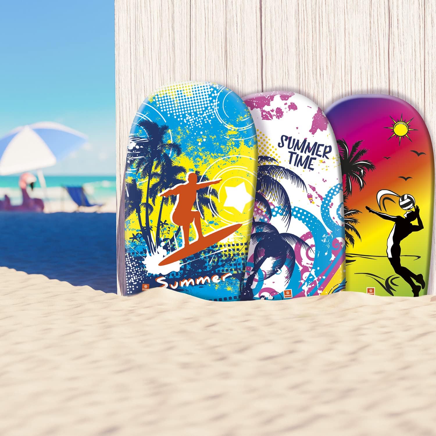 Mondo Toys - Body Board Mondo Beach - surfplank voor kinderen, 84 cm - 3 modellen - 11230