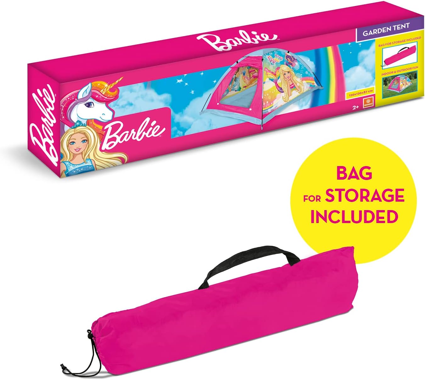 Barbie tent tuin (28517), meerkleurig (Mondo 1