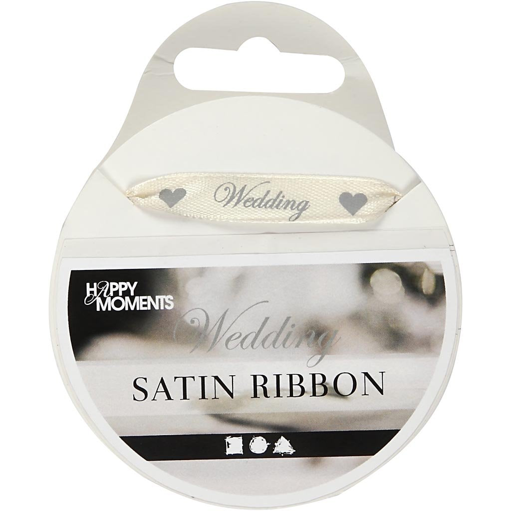Satinband B 10 Mm 8 M Creme