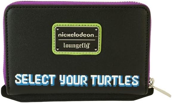 Loungefly: Nickelodeon - Teenage Mutant Ninja Turtles - TMNT 40th Anniversary Vintage Arcade Zip Around Wallet