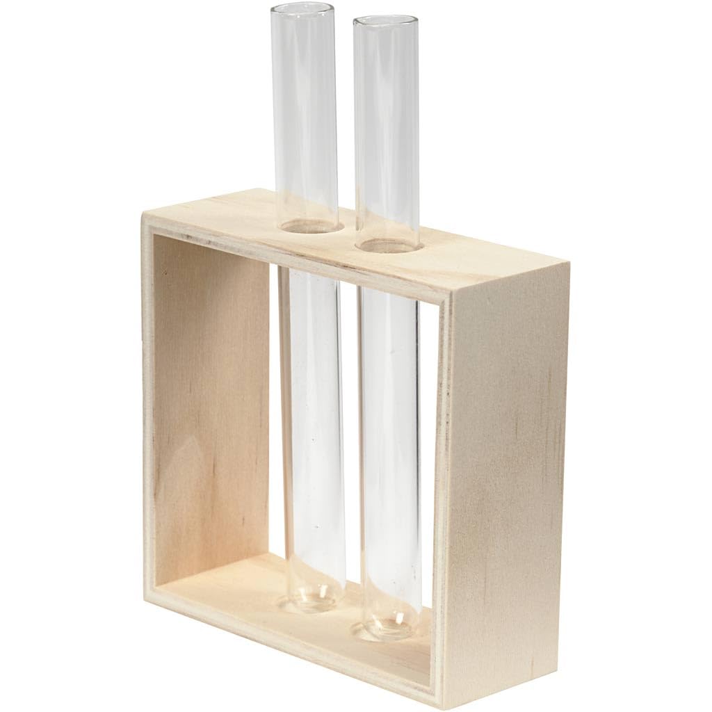 Creativ Company - Houten Rek met Reageerbuizen 3dlg.