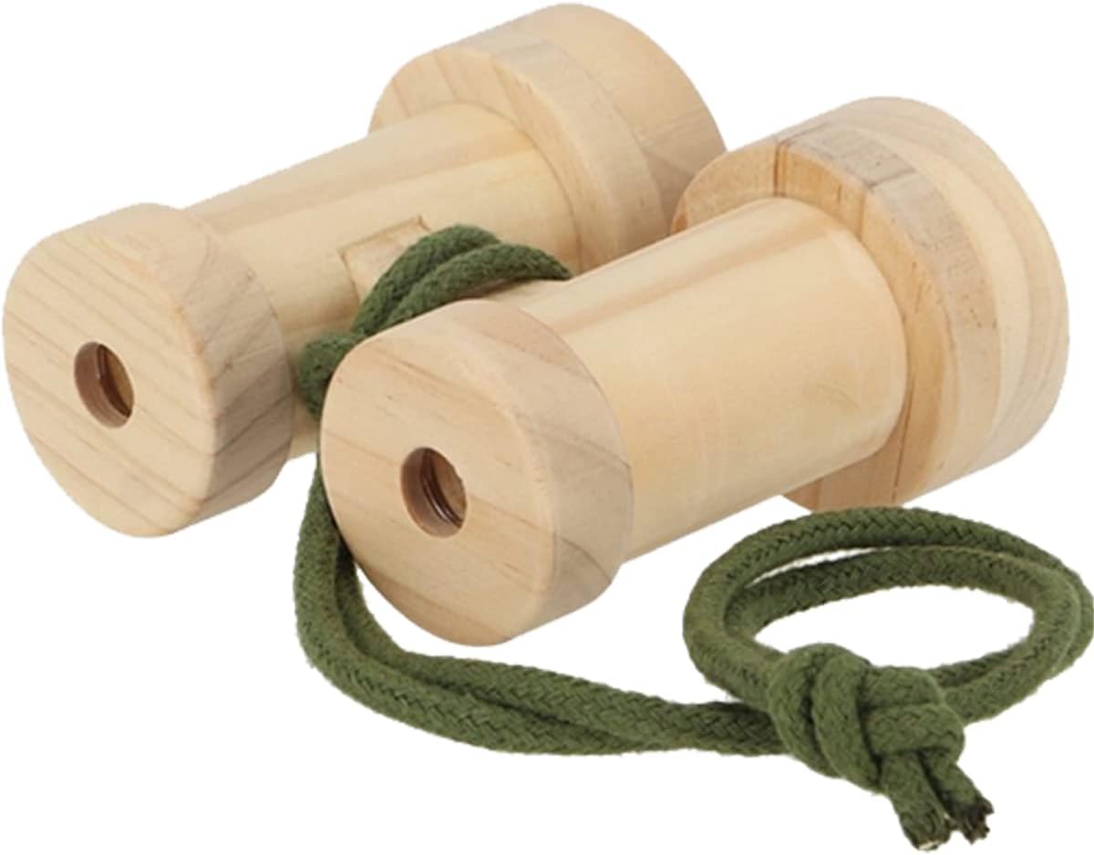 Wooden Observation Binoculars