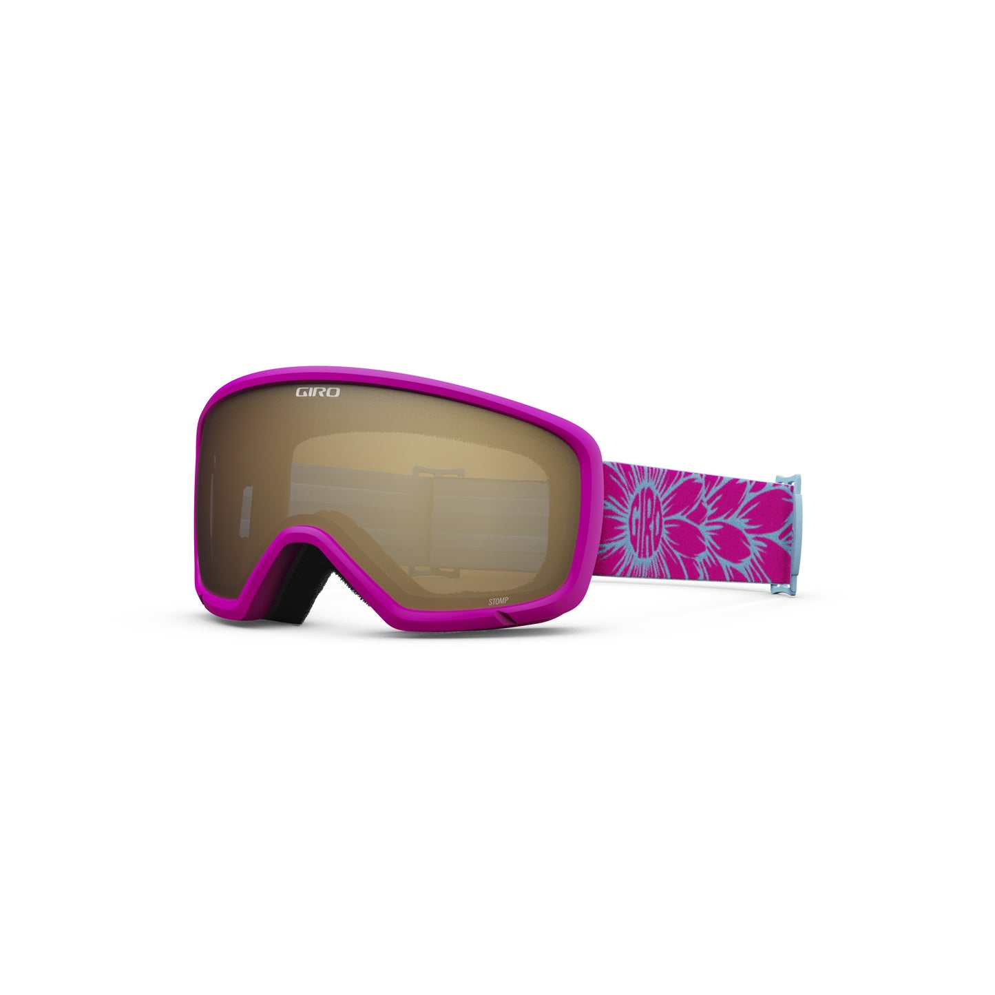 Giro Stomp Ar40 Snow Goggle 2024 Pink Bloom Ar40 Lenses
