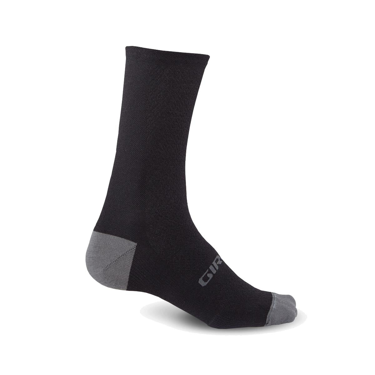 Giro Hrc+ Merino Wool Cycling Socks 2019 Black/Charcoal S