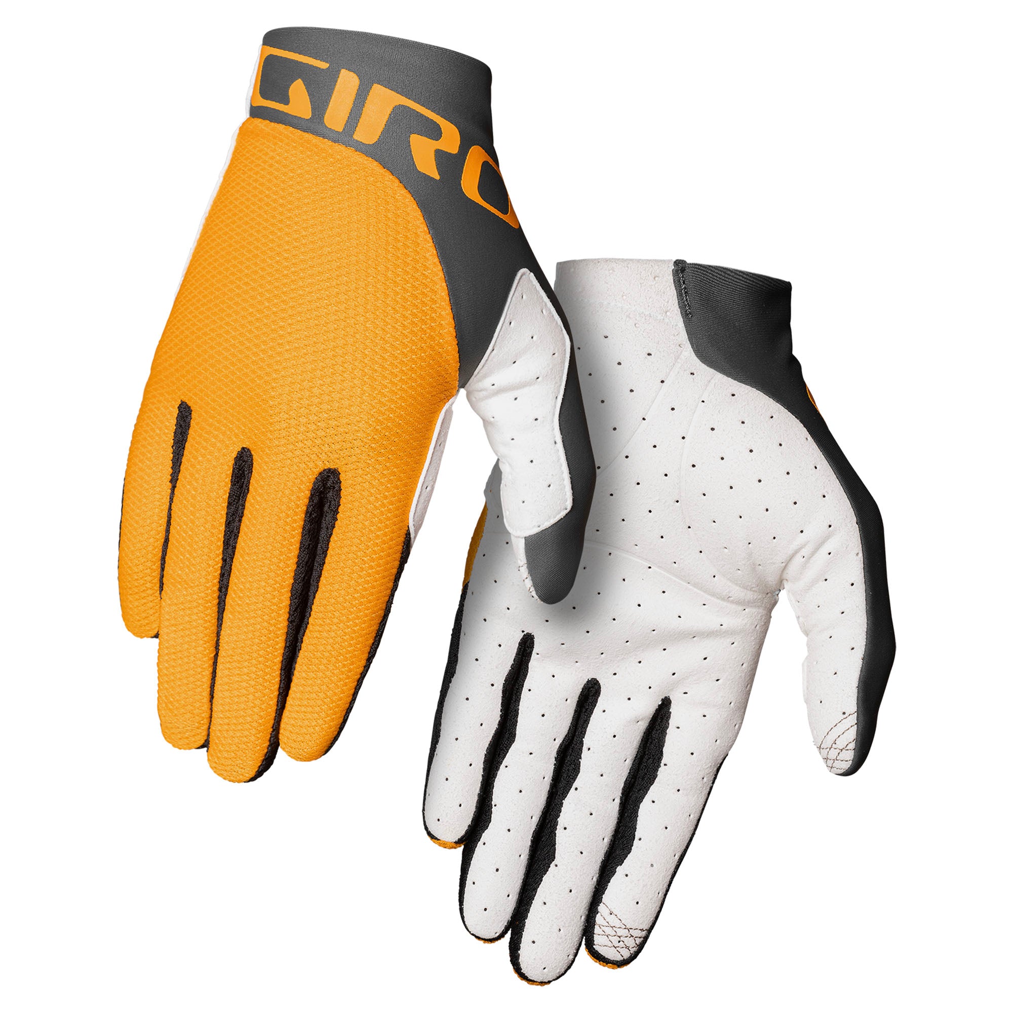Giro Trixter Dirt Cycling Gloves 2021 Glaze Yellow/Portaro Grey L