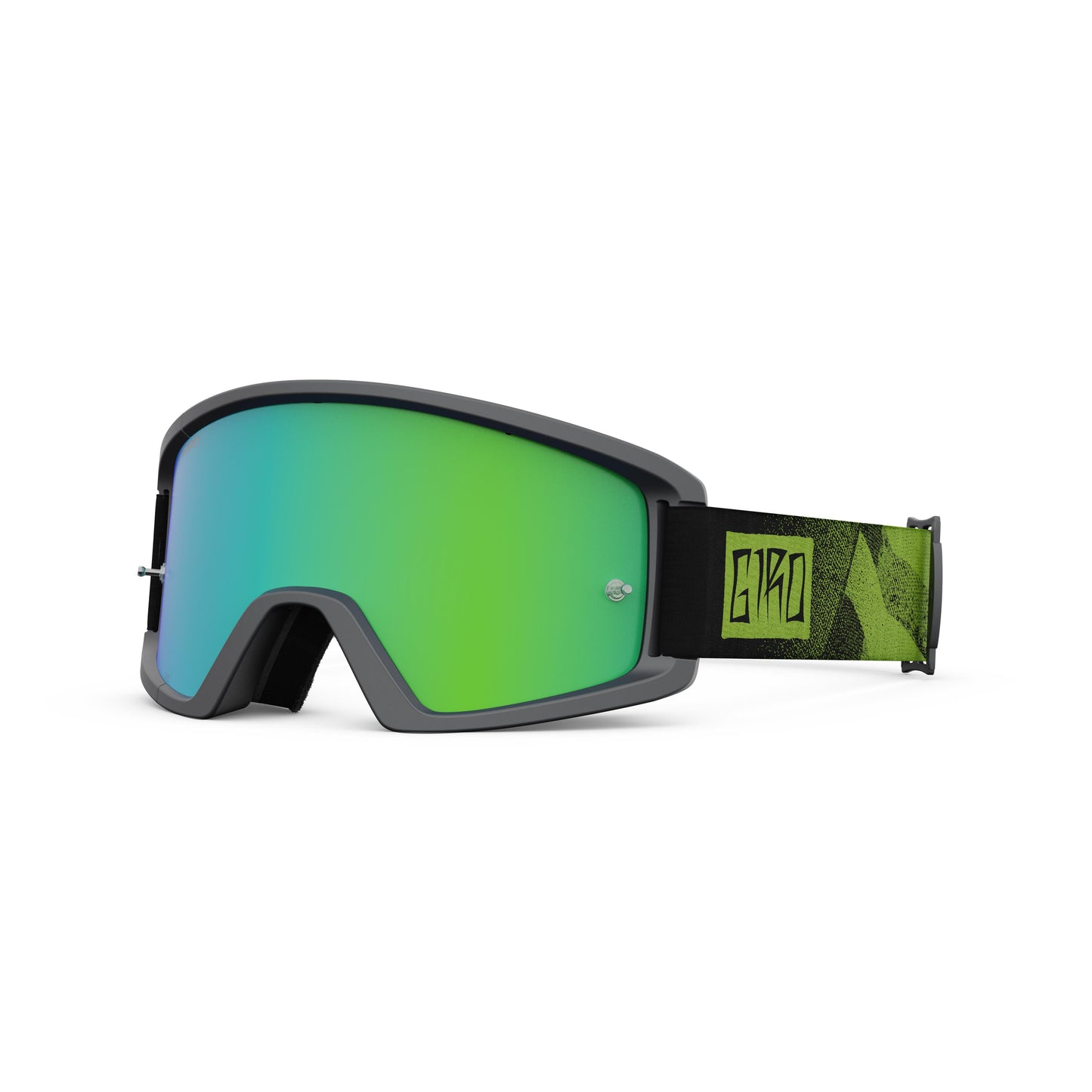 Giro Tazz MTB Goggles 2021 Black/Anodized Lime – Loden Green/Clear Adult