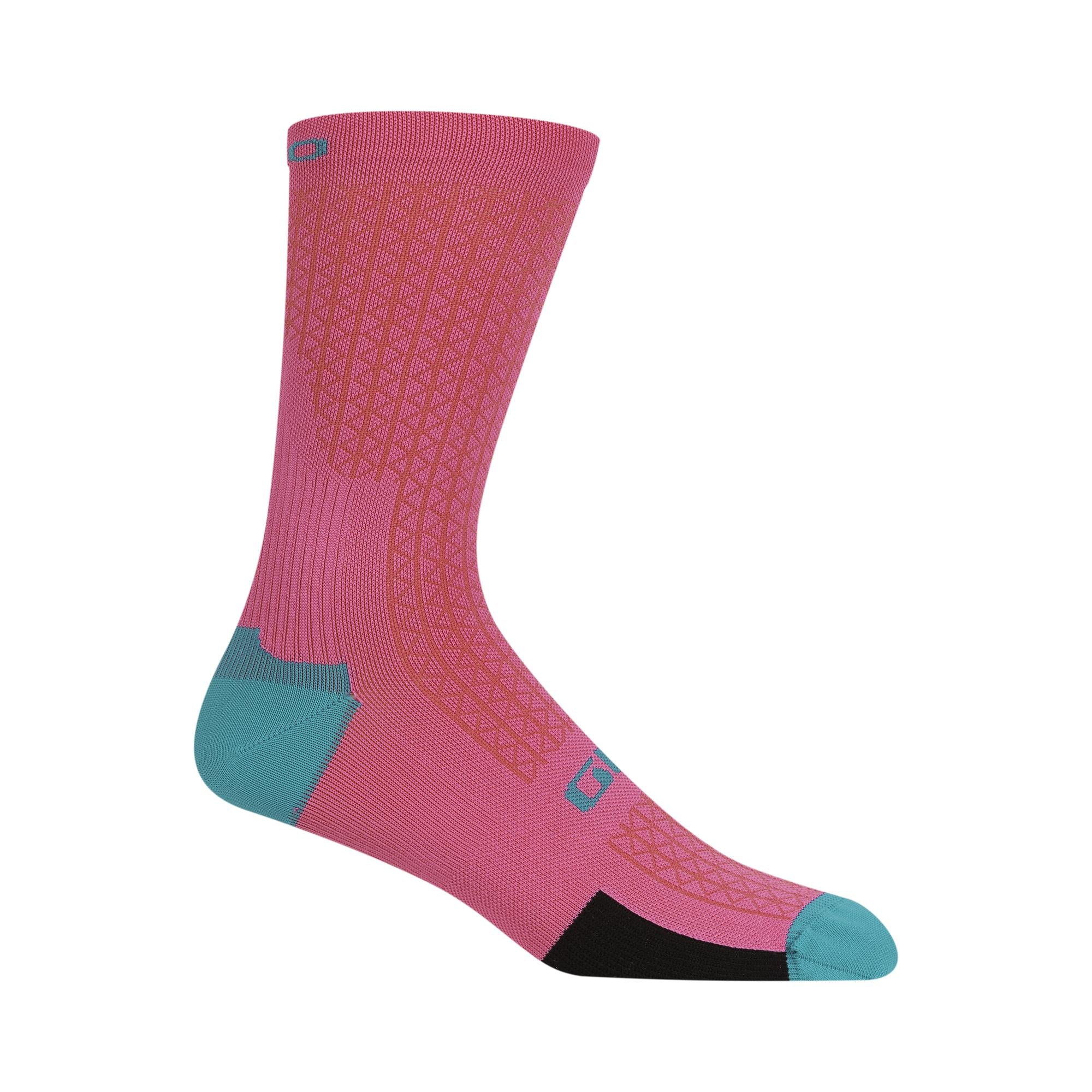 Giro Hrc Team Cycling Socks 2022 Neon Pink XL