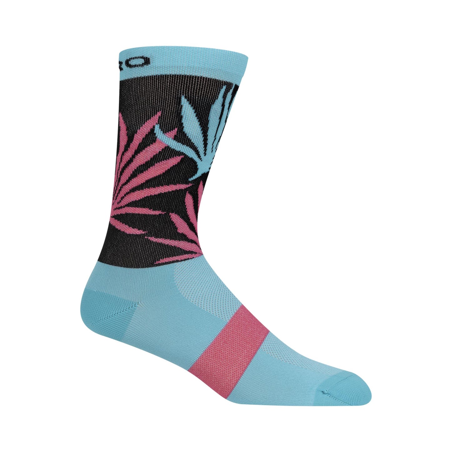 Giro Comp High Rise Cycling Socks 2022 Screamingteal/Neon Pink XL