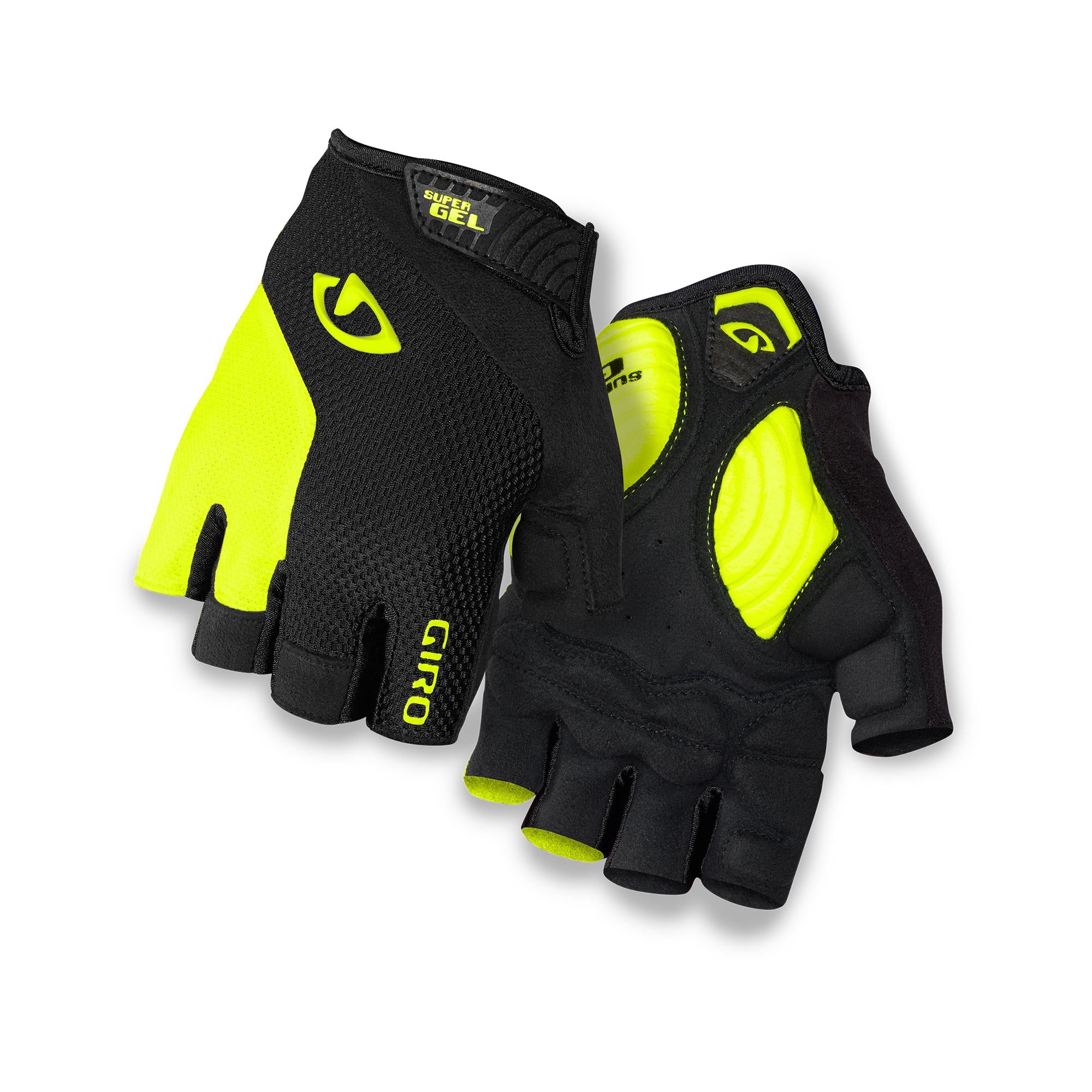 Giro Strade Dure Supergel Road Cycling Mitt 2019 Black/Highlight Yellow L