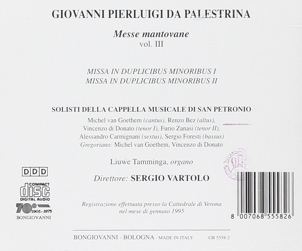 Missa in Duplicibus Minoribus I E II