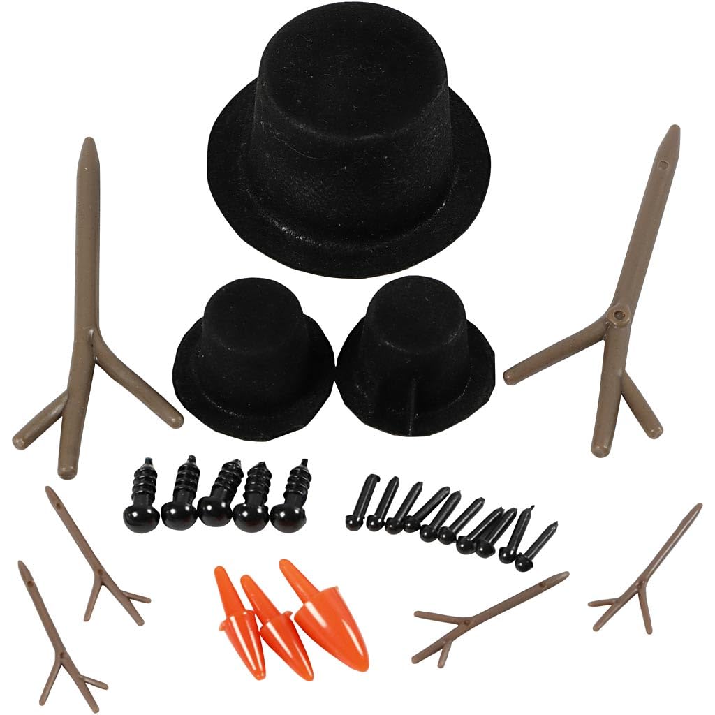 Schneemann-teile Gr??e 23-7 Cm 3 Sets