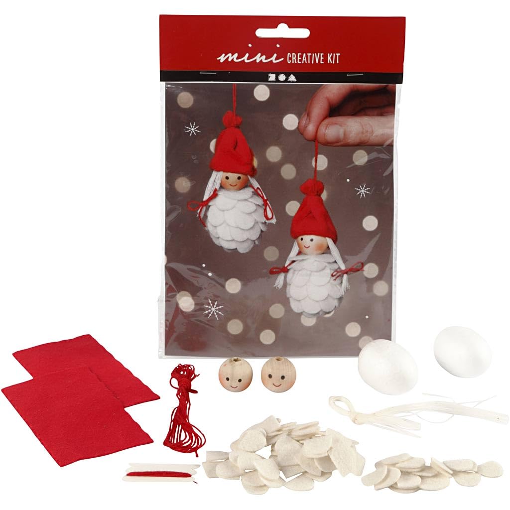 Creativ Company - Creative Mini Kit Kerstelven Hangers Maken