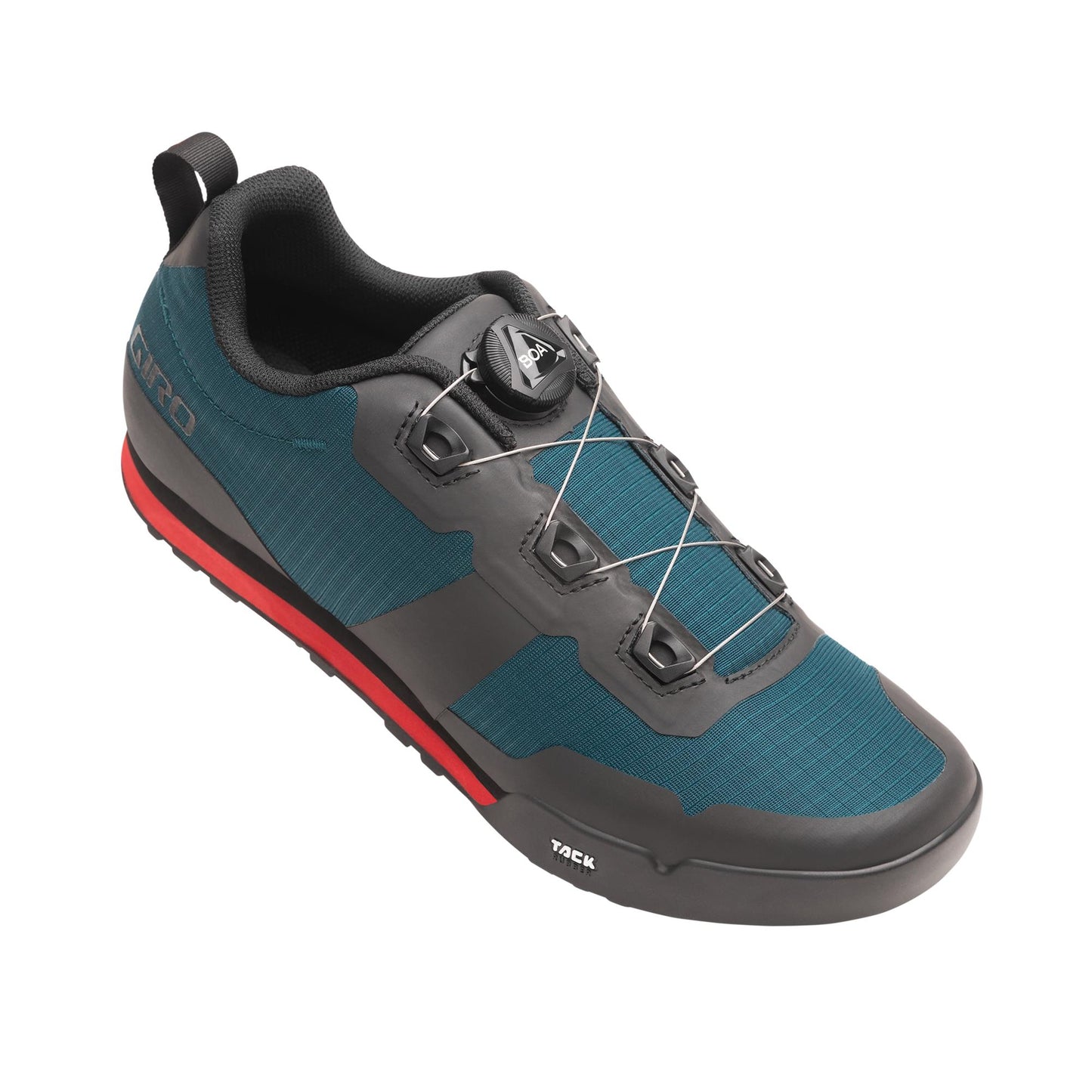 Giro Tracker MTB Cycling Shoes 2022 Harbor Blue / Bright Red 45