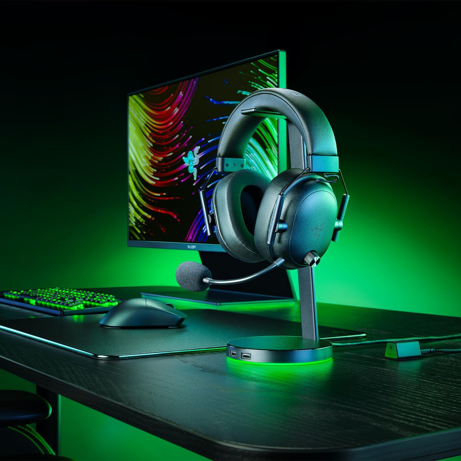 Razer BlackShark V2 HyperSpeed for PC - Wireless Ultra-Lightweight Esports Headset (280g, HyperClear Super Wideband Mic, TriForce Titanium 50 mm Drivers