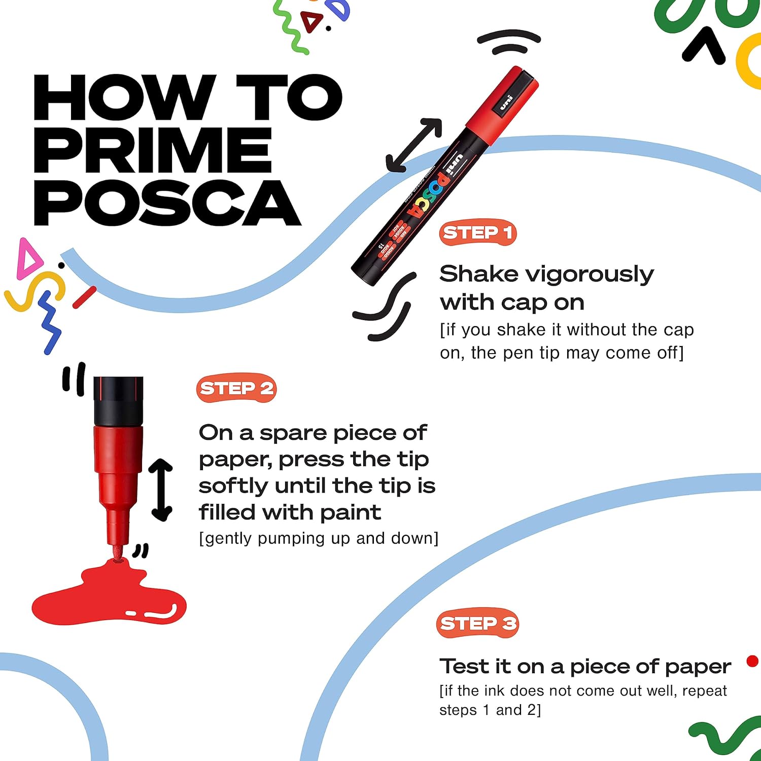 Uni-Ball Posca Medium Bullet Tip Marker