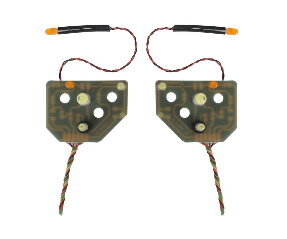 Carson 500907596 1:14 7.2V Arocs LED Headlight Board Model Building, Accessories for RC, Remote Control Truck