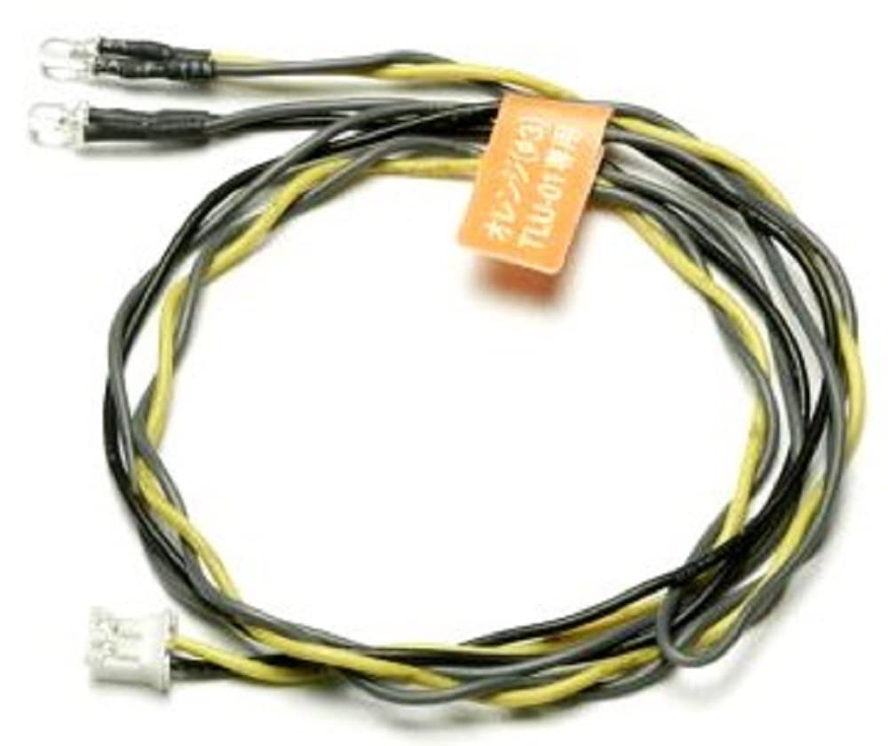 TAMIYA 4950344539123 300053912 - LED Light for TLU-01, Model Building Accessories, 3 mm, Orange