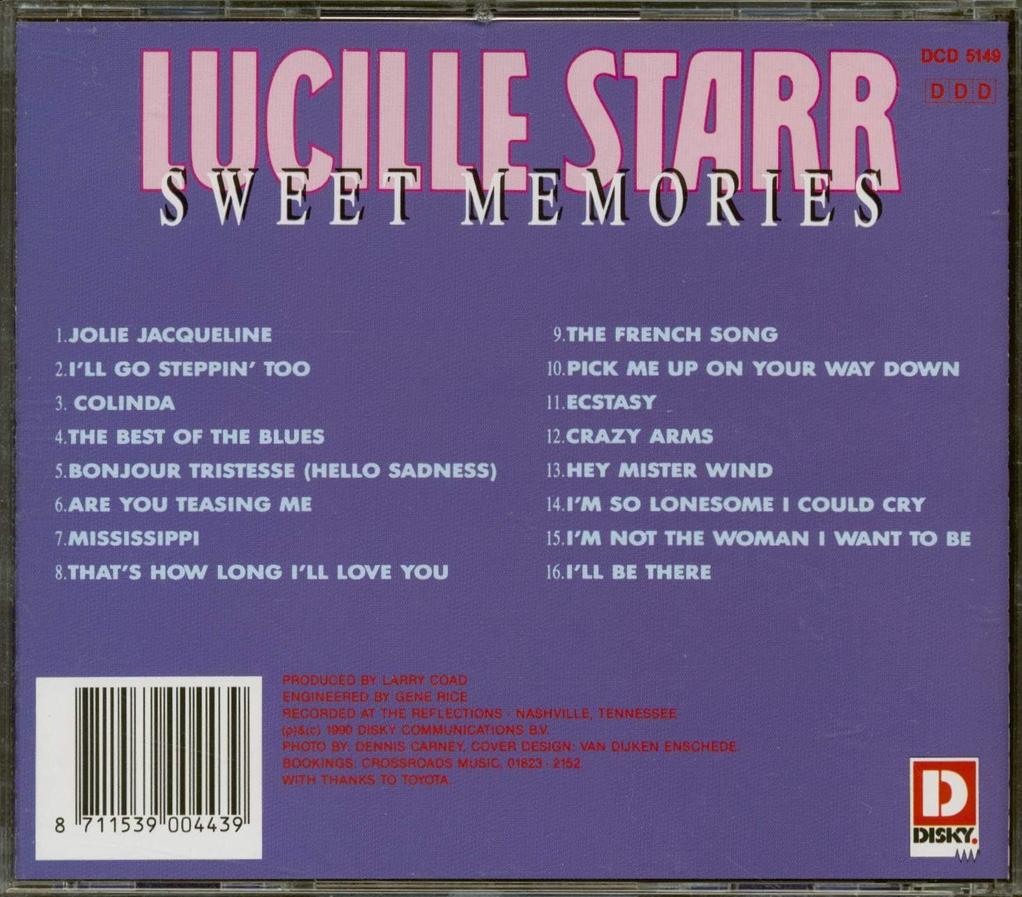 Lucille Starr - Sweet Memories