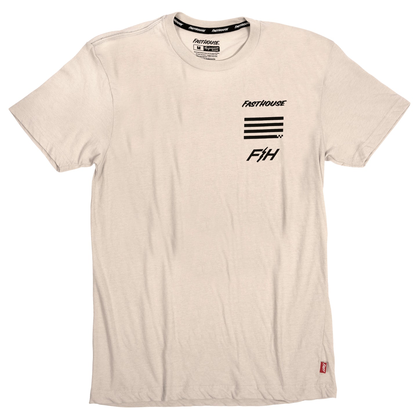 Fasthouse Trace Short Sleeve Tech Tee 2022 Cream L