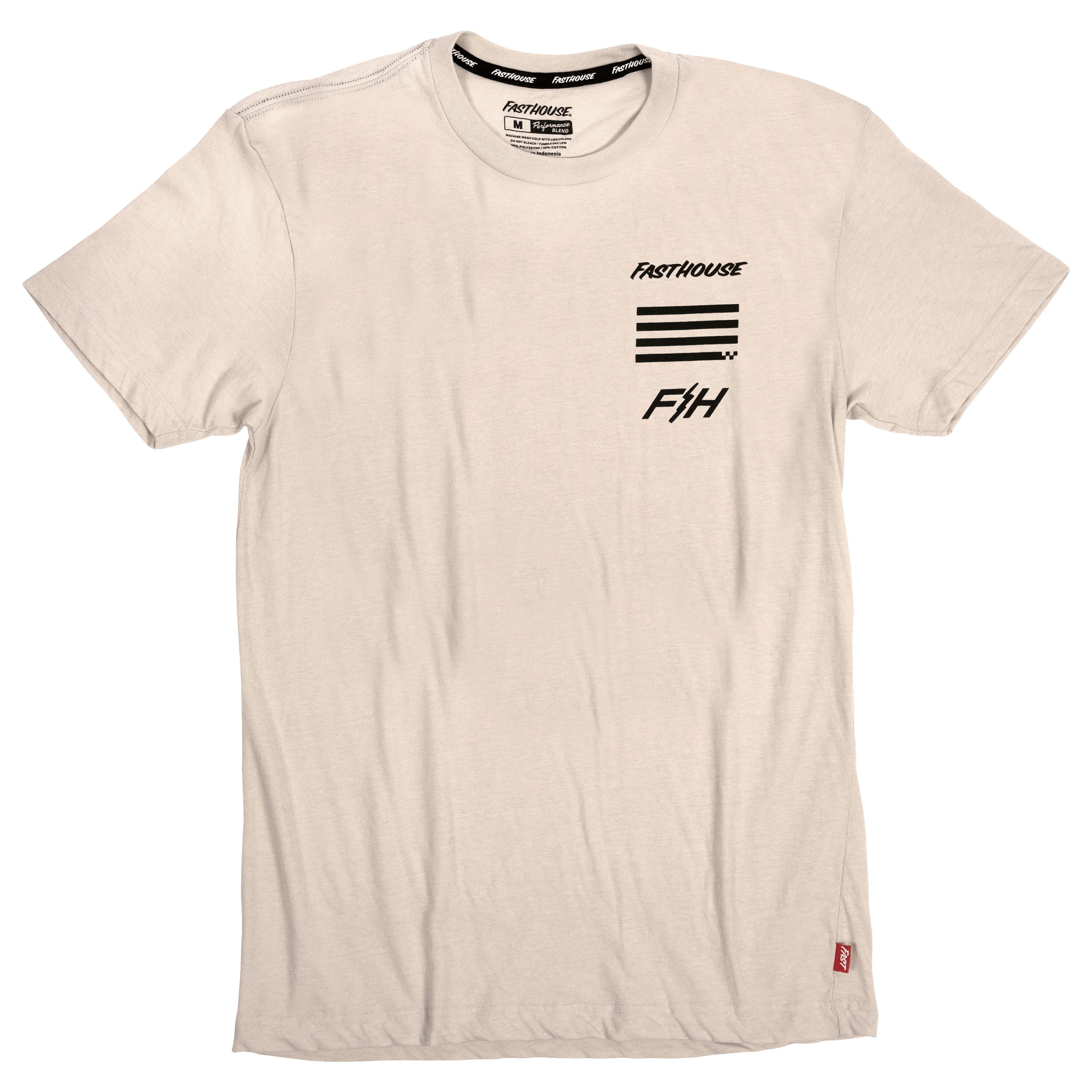 Fasthouse Trace Short Sleeve Tech Tee 2022 Cream 2XL