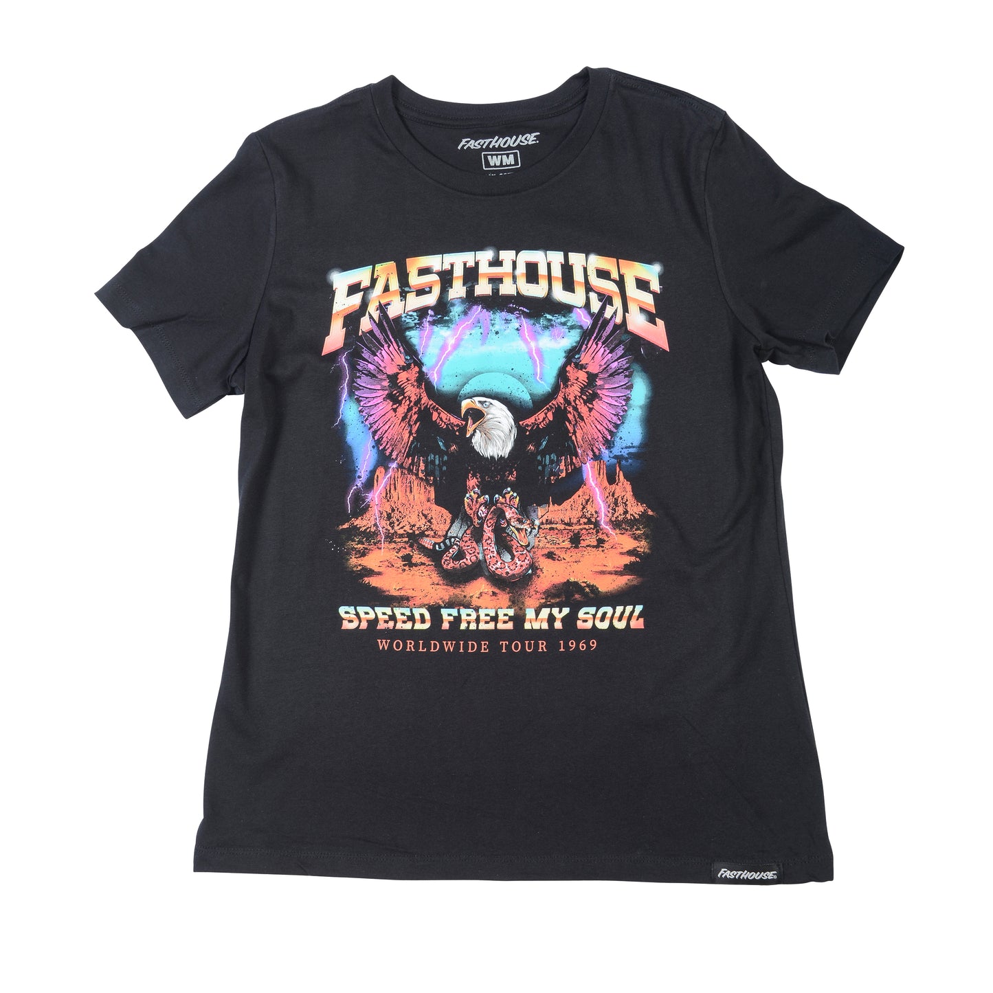 Fasthouse Women’s Tour 1969 Tee 2022 Black Wm