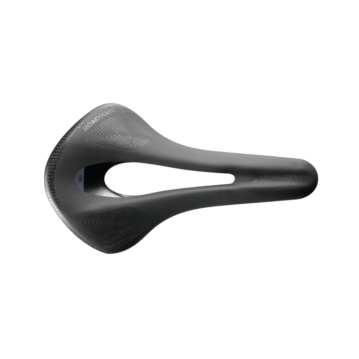 Selle San Marco Allroad Supercomfort Racing Saddle Black/Black Wide (L3)