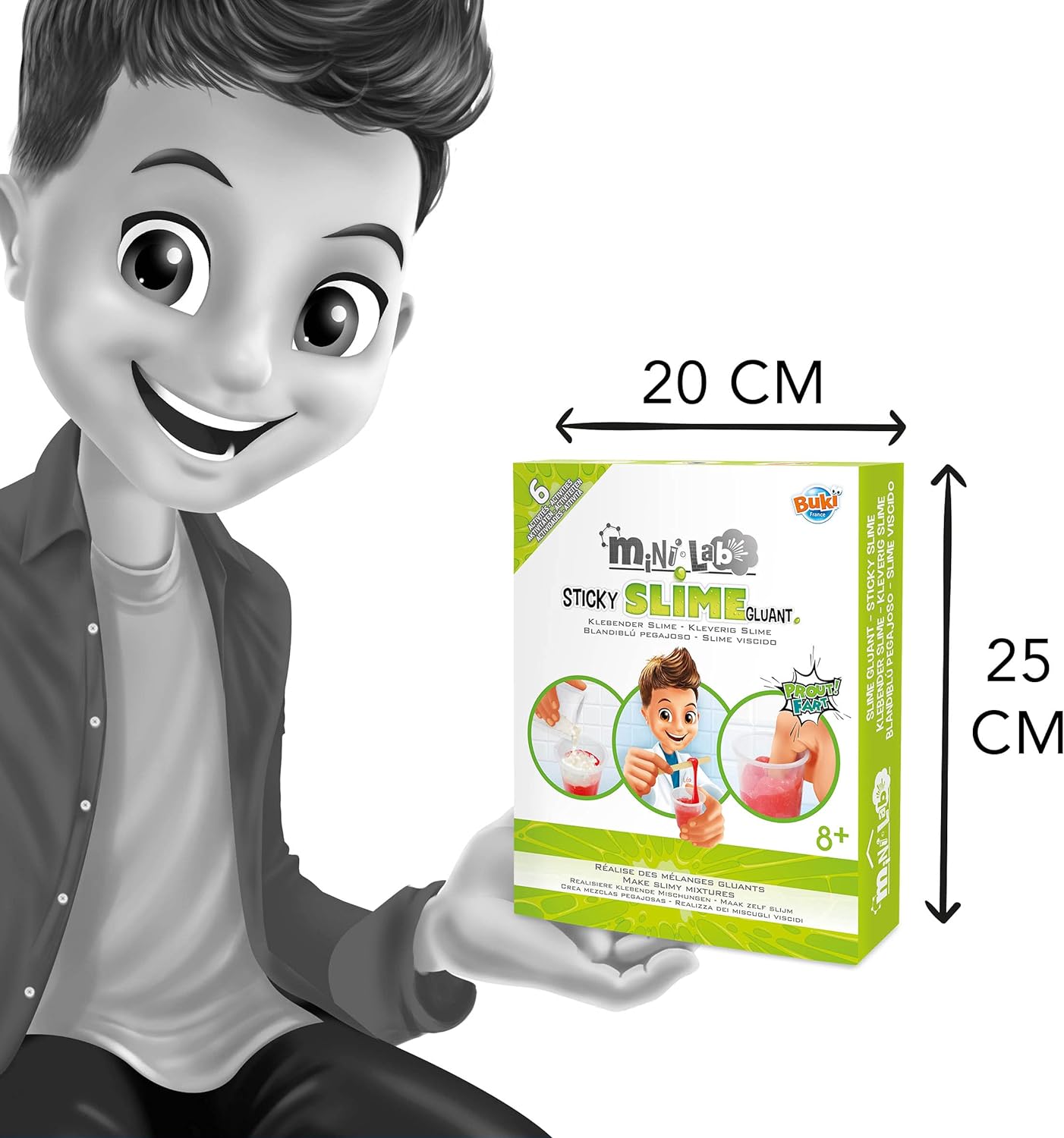 Buki France - Mini Lab Sticky Slime