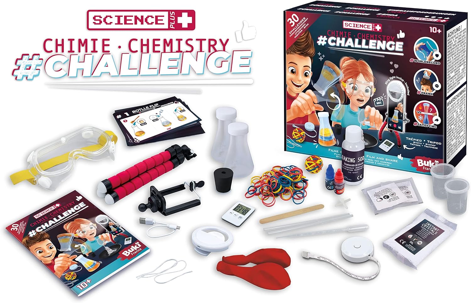 Buki France- Chemistry Challenge (Nuevo 2021) Química, Multicolor, Medium (SP005