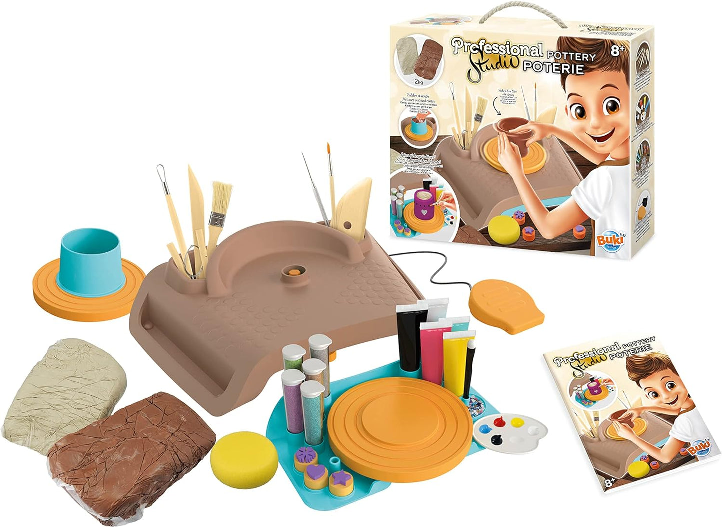 Buki Professional Studio Pottery Set with UK Plug